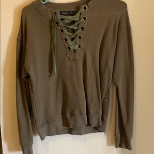 Women’s olive green long sleeve
